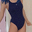 Blue competition swimsuit